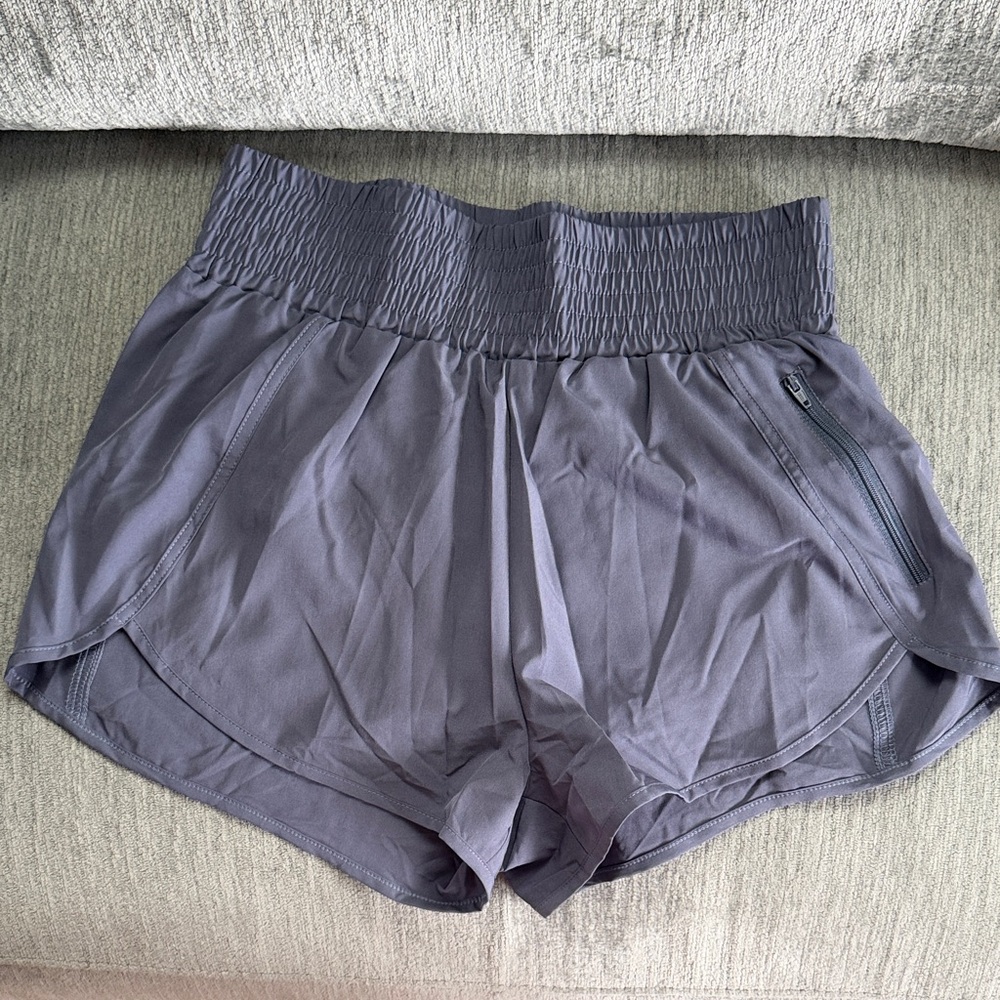 Smocked Waist Athletic Shorts
